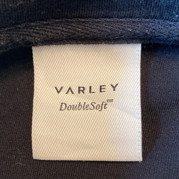 NWOT Varley Black Zip-Thru Sweat Shirt Jacket Women Size Large - Picture 9 of 15